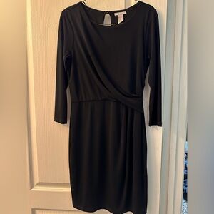 H&M Black Asymmetrical Women's Dress